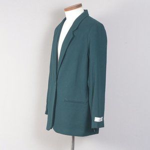 Sag Harbor Men's Coat Blazer Green 100% Wool Size 18